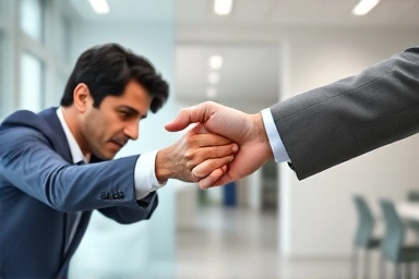 Landlord tenant agreement resolution handshake legal document